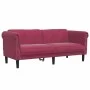Red velvet 2-seater sofa by vidaXL, Sofas - Ref: Foro24-372579, Price: 245,48 €, Discount: %