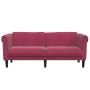 2-Sitzer-Sofa aus rotem Samt von vidaXL, Sofas - Ref: Foro24-372579, Preis: 250,19 €, Rabatt: %