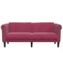 Red velvet 2-seater sofa by vidaXL, Sofas - Ref: Foro24-372579, Price: 245,48 €, Discount: %
