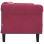 Red velvet 2-seater sofa by vidaXL, Sofas - Ref: Foro24-372579, Price: 245,48 €, Discount: %