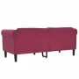 Red velvet 2-seater sofa by vidaXL, Sofas - Ref: Foro24-372579, Price: 245,48 €, Discount: %