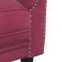 Red velvet 2-seater sofa by vidaXL, Sofas - Ref: Foro24-372579, Price: 245,48 €, Discount: %