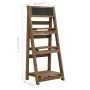 3-tier plant stand and solid fir wood slate by vidaXL, Pot stands - Ref: Foro24-49382, Price: 52,20 €, Discount: %