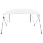 Bimini top with 4 white arches 243x180x137 cm by vidaXL, Boat storage covers - Ref: Foro24-92367, Price: 184,62 €, Discount: %