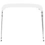 Bimini top with 4 white arches 243x180x137 cm by vidaXL, Boat storage covers - Ref: Foro24-92367, Price: 184,62 €, Discount: %
