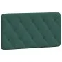 Dunkelgrüner Samtbettrahmen mit Kopfteil 100x200 cm von vidaXL, Betten und Lattenroste - Ref: Foro24-3207908, Preis: 136,96 €...