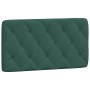 Dunkelgrüner Samtbettrahmen mit Kopfteil 100x200 cm von vidaXL, Betten und Lattenroste - Ref: Foro24-3207908, Preis: 139,04 €...