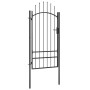 Schwarzes Gartentor aus Stahl 1x2,5 m von vidaXL, Gartentore - Ref: Foro24-146321, Preis: 141,57 €, Rabatt: %