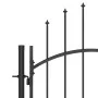 Puerta de jardín de acero negro 1x2,5 m de vidaXL, Puertas de jardín - Ref: Foro24-146321, Precio: 164,67 €, Descuento: %