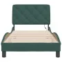 Dark green velvet bed frame with LED lights 90x200 cm by vidaXL, Beds and slatted bases - Ref: Foro24-3213834, Price: 153,49 ...