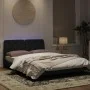 Estructura de cama con luces LED terciopelo negro 140x200 cm de vidaXL, Camas y somieres - Ref: Foro24-3213857, Precio: 204,1...