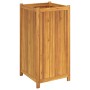 Pflanzgefäß mit Verkleidung aus massivem Akazienholz, 50 x 50 x 100 cm von vidaXL, Töpfe und Pflanzgefäße - Ref: Foro24-36644...