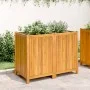 Planter with solid acacia wood lining 100x50x75 cm by vidaXL, Pots and planters - Ref: Foro24-366445, Price: 153,94 €, Discou...