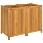 Planter with solid acacia wood lining 100x50x75 cm by vidaXL, Pots and planters - Ref: Foro24-366445, Price: 153,94 €, Discou...