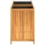 Planter with solid acacia wood lining 100x50x75 cm by vidaXL, Pots and planters - Ref: Foro24-366445, Price: 153,94 €, Discou...