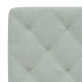 Cama con colchón terciopelo gris claro 120x200 cm de vidaXL, Camas y somieres - Ref: Foro24-3208646, Precio: 343,60 €, Descue...