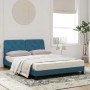 Bett mit blauer Samtmatratze 120x200 cm von vidaXL, Betten und Lattenroste - Ref: Foro24-3208650, Preis: 374,58 €, Rabatt: %