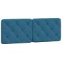Bett mit blauer Samtmatratze 120x200 cm von vidaXL, Betten und Lattenroste - Ref: Foro24-3208650, Preis: 398,72 €, Rabatt: %
