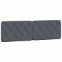 Bett mit dunkelgrauer Samtmatratze 160x200 cm von vidaXL, Betten und Lattenroste - Ref: Foro24-3208665, Preis: 450,40 €, Raba...