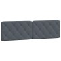 Cama con colchón terciopelo gris oscuro 180x200 cm de vidaXL, Camas y somieres - Ref: Foro24-3208671, Precio: 472,94 €, Descu...