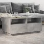 Coffee table with LED lights concrete gray 90x49x40 cm by vidaXL, Coffee table - Ref: Foro24-839836, Price: 92,14 €, Discount: %