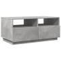 Coffee table with LED lights concrete gray 90x49x40 cm by vidaXL, Coffee table - Ref: Foro24-839836, Price: 80,38 €, Discount: %