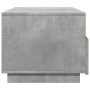 Coffee table with LED lights concrete gray 90x49x40 cm by vidaXL, Coffee table - Ref: Foro24-839836, Price: 80,38 €, Discount: %
