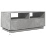Coffee table with LED lights concrete gray 90x49x40 cm by vidaXL, Coffee table - Ref: Foro24-839836, Price: 80,38 €, Discount: %