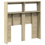 Bettkopfteil mit LED Sonoma-Eiche 100x17x102 cm von vidaXL, Kopf- und Fußteile - Ref: Foro24-839184, Preis: 60,54 €, Rabatt: %