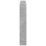 Concrete gray bed headboard with LED light 140x17x102 cm by vidaXL, Headboards and footboards - Ref: Foro24-839199, Price: 80...