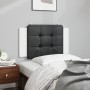 Schwarz-weißes gepolstertes Bettkopfteil aus Kunstleder, 80 cm von vidaXL, Kopf- und Fußteile - Ref: Foro24-374835, Preis: 30...