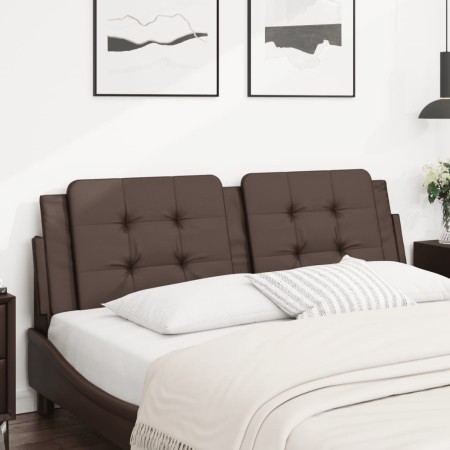 Gepolstertes Bettkopfteil aus braunem Kunstleder, 160 cm von vidaXL, Kopf- und Fußteile - Ref: Foro24-374868, Preis: 44,64 €,...