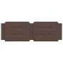 Brown synthetic leather padded bed headboard 160 cm by vidaXL, Headboards and footboards - Ref: Foro24-374868, Price: 43,89 €...