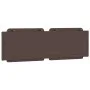 Brown synthetic leather padded bed headboard 160 cm by vidaXL, Headboards and footboards - Ref: Foro24-374868, Price: 43,89 €...