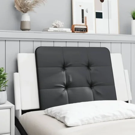 Gepolstertes Kopfteil Kunstleder schwarz weiß 100 cm von vidaXL, Kopf- und Fußteile - Ref: Foro24-374849, Preis: 38,43 €, Rab...
