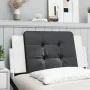 Gepolstertes Kopfteil Kunstleder schwarz weiß 100 cm von vidaXL, Kopf- und Fußteile - Ref: Foro24-374849, Preis: 38,43 €, Rab...