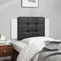 Gepolstertes Kopfteil Kunstleder schwarz weiß 100 cm von vidaXL, Kopf- und Fußteile - Ref: Foro24-374849, Preis: 39,03 €, Rab...