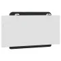 Cabecero de cama acolchado cuero sintético negro blanco 100 cm de vidaXL, Cabeceros y pies de cama - Ref: Foro24-374849, Prec...