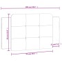 Gepolstertes Kopfteil Kunstleder schwarz weiß 100 cm von vidaXL, Kopf- und Fußteile - Ref: Foro24-374849, Preis: 39,03 €, Rab...