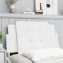 Cabecero de cama acolchado cuero sintético blanco 90 cm de vidaXL, Cabeceros y pies de cama - Ref: Foro24-374837, Precio: 31,...