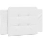 Cabecero de cama acolchado cuero sintético blanco 90 cm de vidaXL, Cabeceros y pies de cama - Ref: Foro24-374837, Precio: 34,...