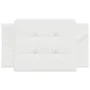 Cabecero de cama acolchado cuero sintético blanco 90 cm de vidaXL, Cabeceros y pies de cama - Ref: Foro24-374837, Precio: 31,...