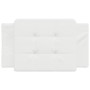 Cabecero de cama acolchado cuero sintético blanco 90 cm de vidaXL, Cabeceros y pies de cama - Ref: Foro24-374837, Precio: 34,...