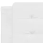 Cabecero de cama acolchado cuero sintético blanco 90 cm de vidaXL, Cabeceros y pies de cama - Ref: Foro24-374837, Precio: 31,...