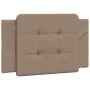 Cabecero de cama acolchado cuero sintético capuchino 90 cm de vidaXL, Cabeceros y pies de cama - Ref: Foro24-374840, Precio: ...