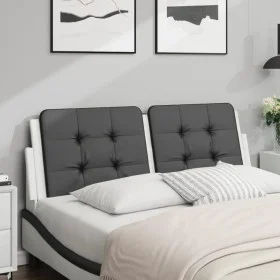 Gepolstertes Kopfteil Kunstleder schwarz weiß 120 cm von vidaXL, Kopf- und Fußteile - Ref: Foro24-374856, Preis: 37,30 €, Rab...