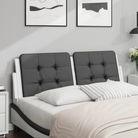 Gepolstertes Kopfteil Kunstleder schwarz weiß 120 cm von vidaXL, Kopf- und Fußteile - Ref: Foro24-374856, Preis: 37,90 €, Rab...