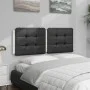 Gepolstertes Kopfteil Kunstleder schwarz weiß 120 cm von vidaXL, Kopf- und Fußteile - Ref: Foro24-374856, Preis: 37,30 €, Rab...