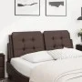 Brown synthetic leather padded headboard 140 cm by vidaXL, Headboards and footboards - Ref: Foro24-374861, Price: 44,55 €, Di...