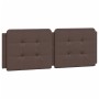 Brown synthetic leather padded headboard 140 cm by vidaXL, Headboards and footboards - Ref: Foro24-374861, Price: 45,23 €, Di...